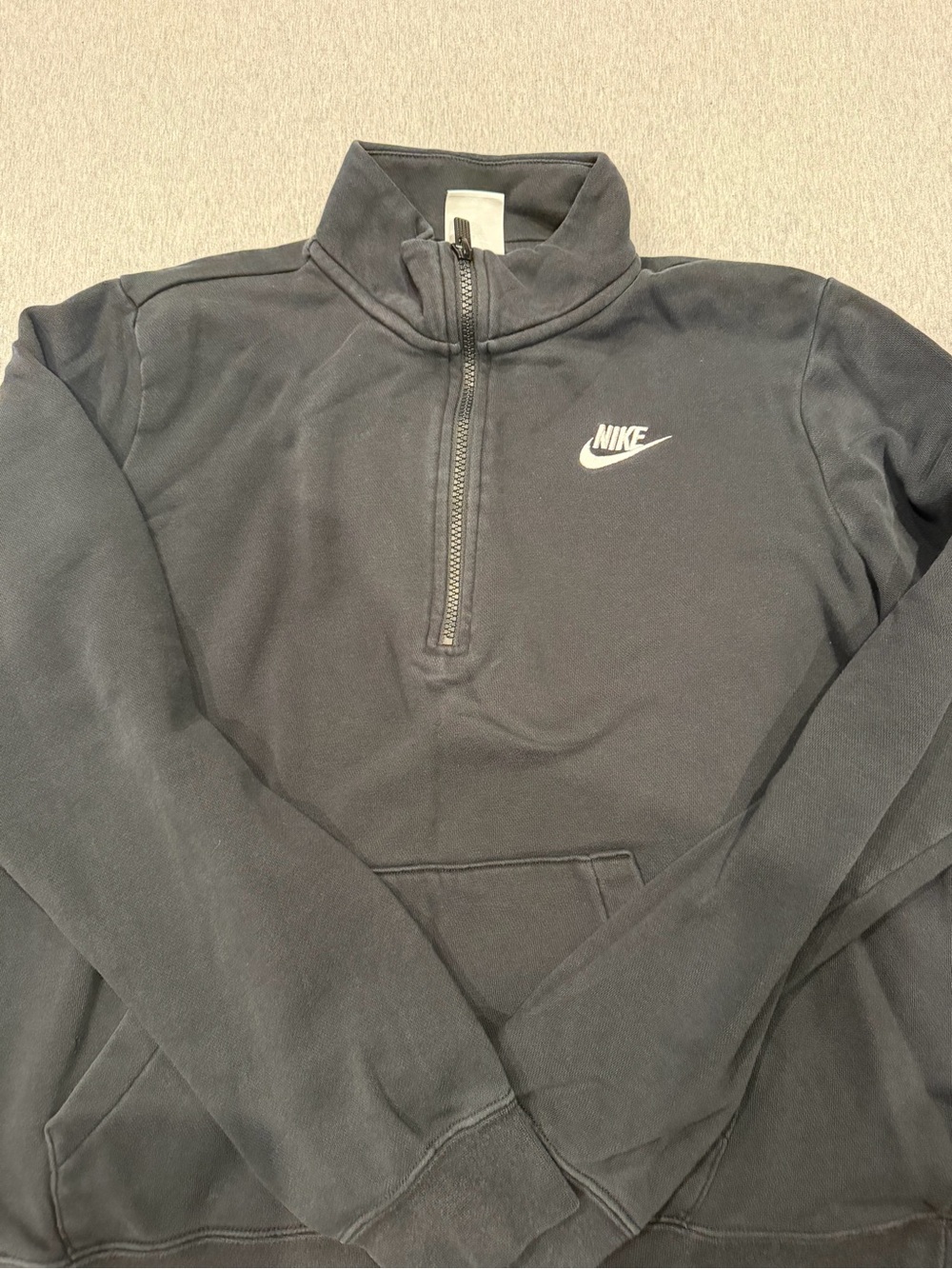 Nike women’s Half-Zip Pullover Jacket in Charcoal